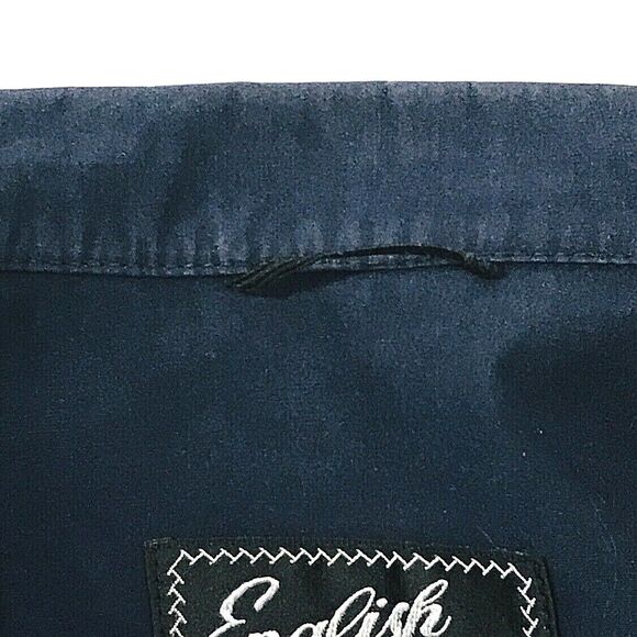 English Squire Vintage Jacket Mechanics Racer 54 L Mens Blue Work Wind Rain USA - Picture 12 of 12